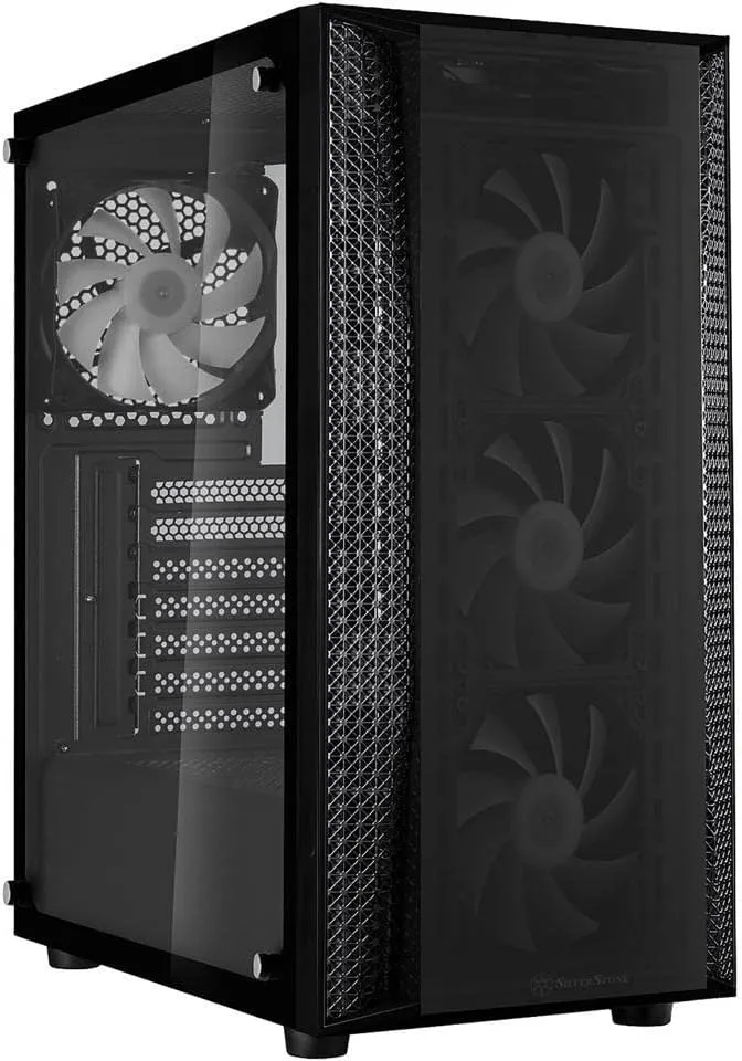 Silverstone FARA B1 PRO, ARGB Lighting, Tempered Glass, mid Tower ATX Chassis, SST-FAB1B-PRO