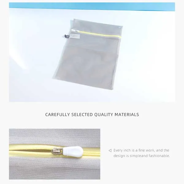 Simple contrast color series laundry bags set (Gray)(2 PCS)