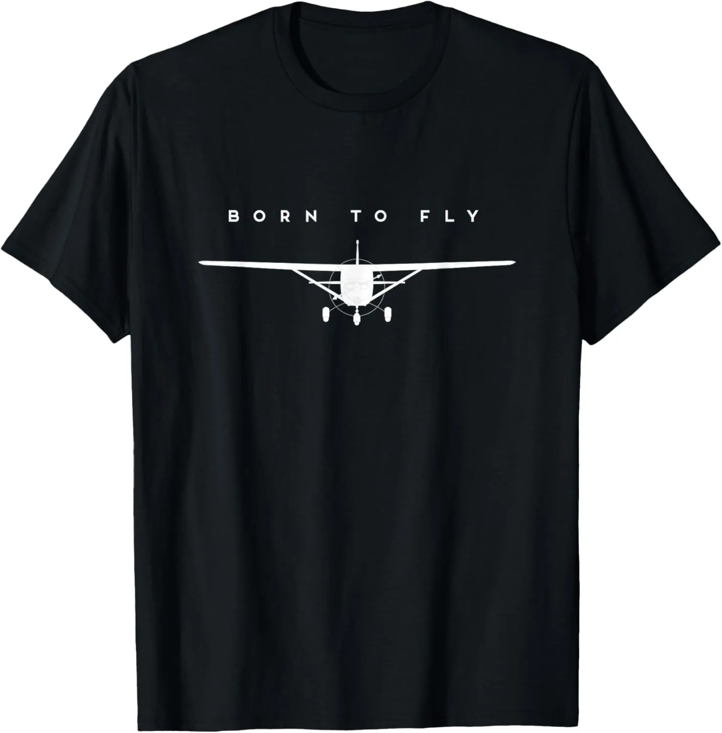 Single Engine Prop Airplane Shirt Born to Fly T-Shirt