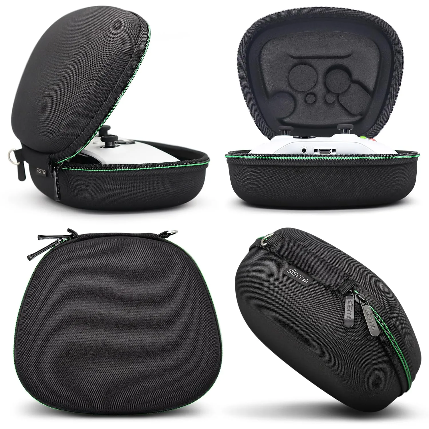 sisma Carry Case Compatible with Xbox One & Series X/S Wireless Controller, Travel Protective Case Controller Holder Storage Bag Home Safekeeping