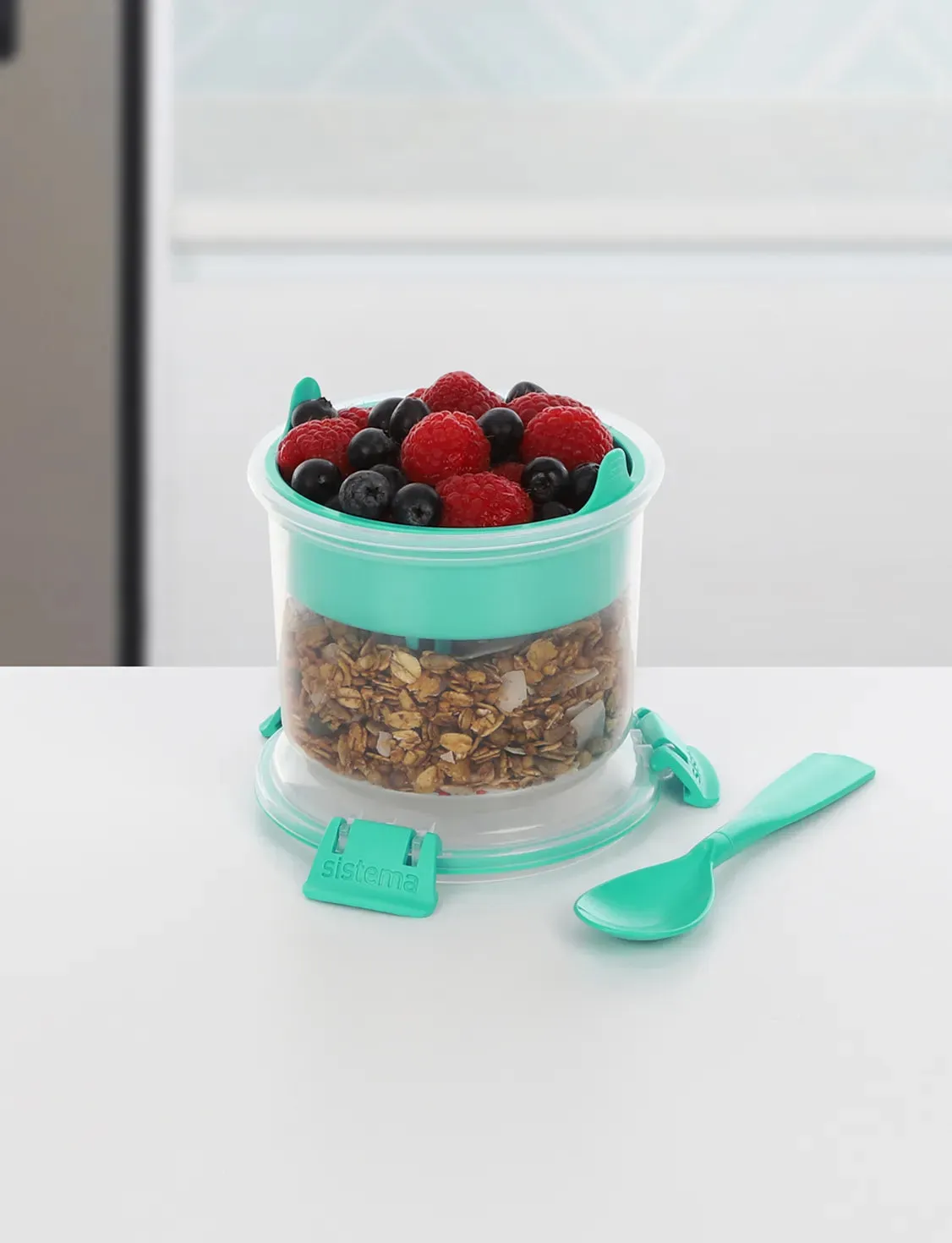 Sistema Breakfast To Go Container, 500ml - Available in Several Colors