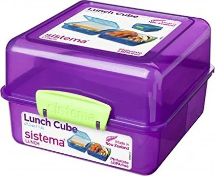 Sistema Lunch Cube To Go, 1.4 Liters - Available in Several Colors