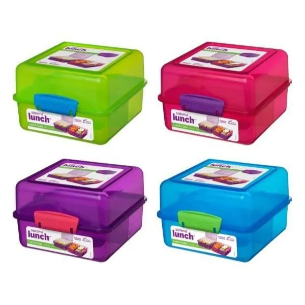Sistema Lunch Cube To Go, 1.4 Liters - Available in Several Colors