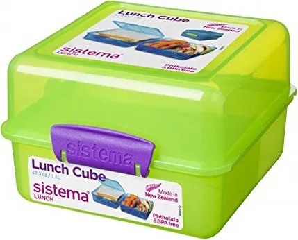 Sistema Lunch Cube To Go, 1.4 Liters - Available in Several Colors