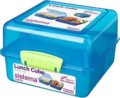 Sistema Lunch Cube To Go, 1.4 Liters - Available in Several Colors