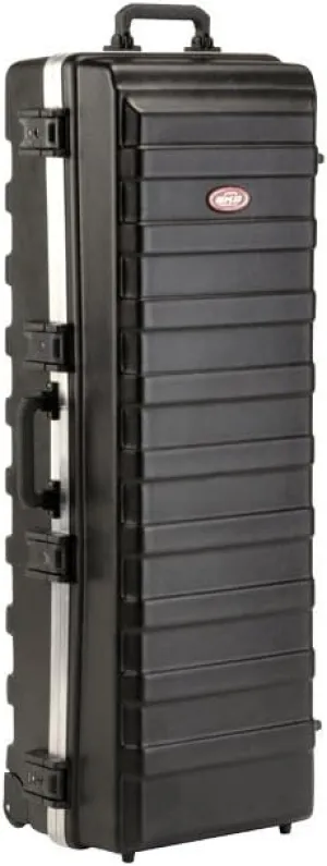 SKB ATA Large Stand Case (48 x 16-1/4 x 13) with Wheels & Straps, TSA Latches, Over-molded Handle