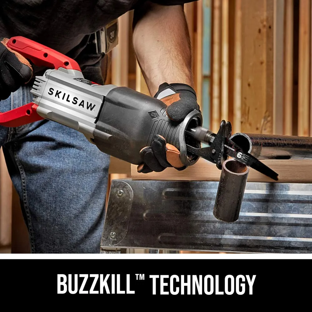 SKIL 13 Amp Corded Reciprocating Saw with Buzzkill Technology - SPT44A-00