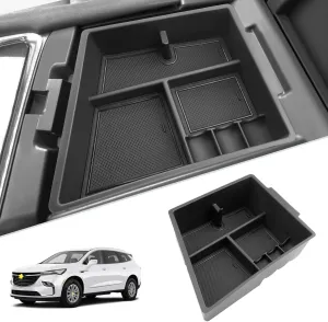 SKTU for 2018-2024 Buick Enclave Center Console Organizer 2018-2024 Enclave Essence/Premium/Avenir Center Console Tray Buick Enclave 2023 2024 Accessories with Coin and Sunglasses Holder