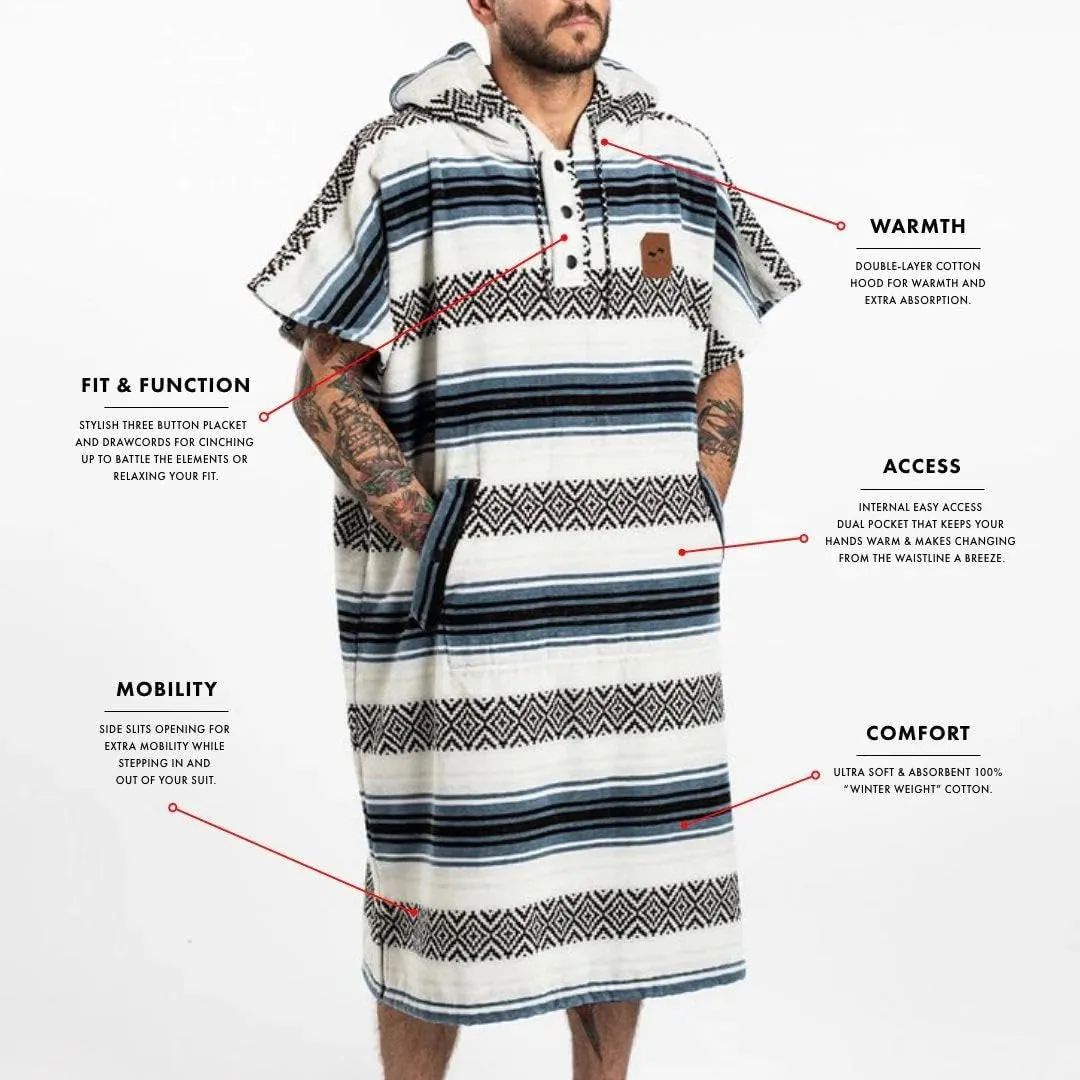 Slowtide Extra-Warm Changing Poncho - Change privately in Public | Includes Kangaroo Pouch & Double Layer Woven Hood