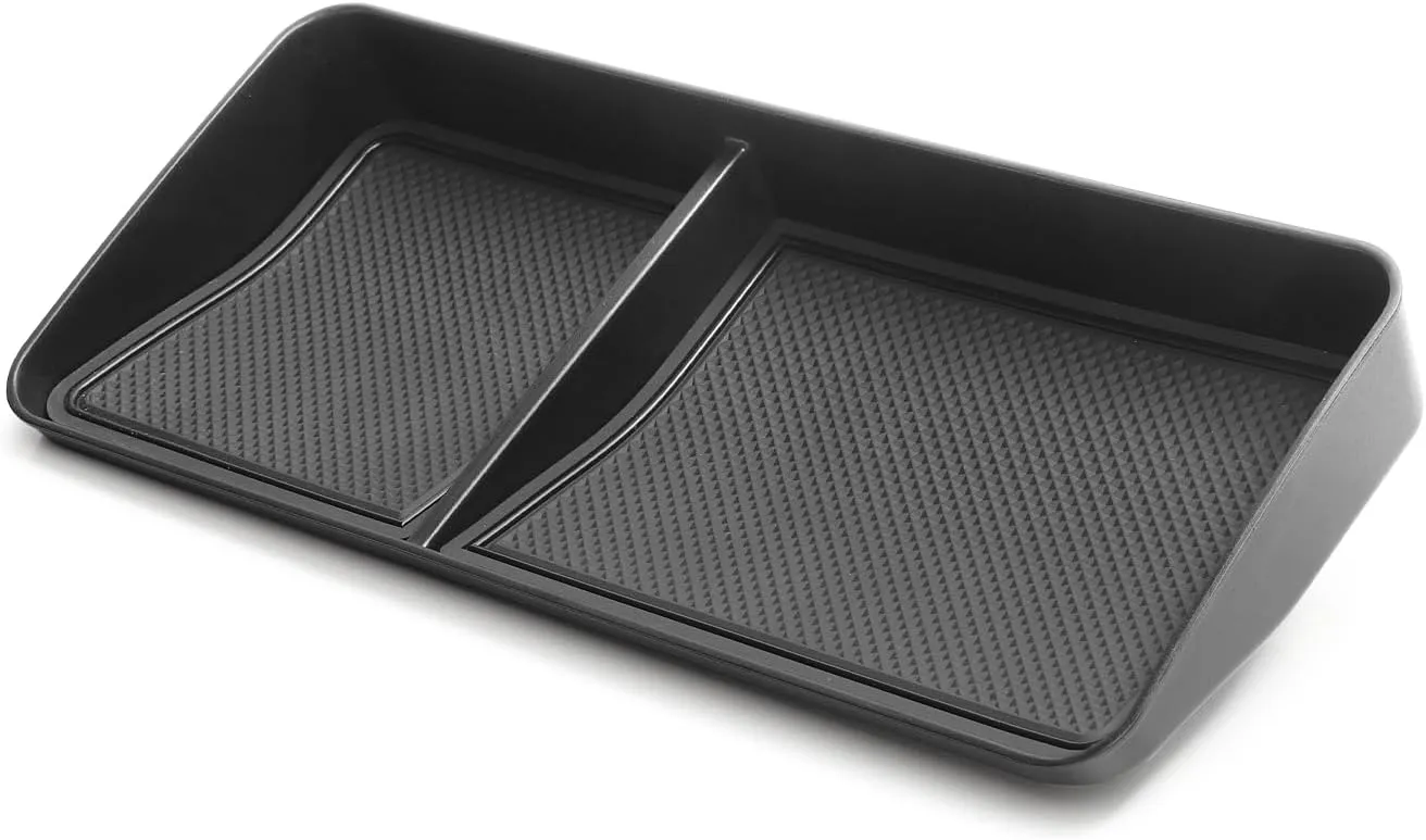 smabee Dashboard Storage Tray Compatible with Mitsubishi Outlander 2025 2024 2023 2022 Center Console Display Box Hidden Tray Storage Organizer Tray ABS Behind Screen Car Accessories