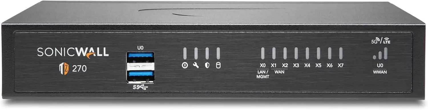 SonicWall TZ270 Secure Upgrade Plus 3YR Advanced Edition   Rackmount.IT Rackmount Kit RM-SW-T10 (02-SSC-6845   RM-SW-T10)