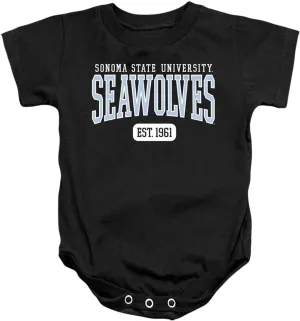 Sonoma State University Official Est. Date Unisex Infant Snap Suit for Baby