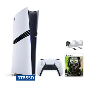 Sony PlayStation 5 Pro 3TB Digital Edition Call of Duty Modern Warfare II Bundle and Controller Charger - White [video game] [video game] [video game] [video game] [video game] [video game] [video game] [video game] [video game] [video game] [video game]