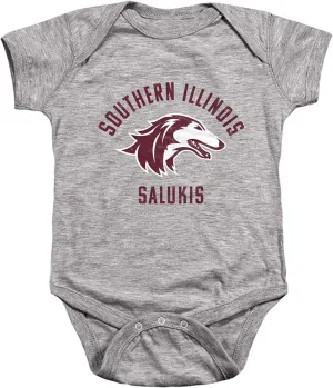Southern Illinois University Official Siu Salukis Logo Unisex Infant Snap Suit for Baby