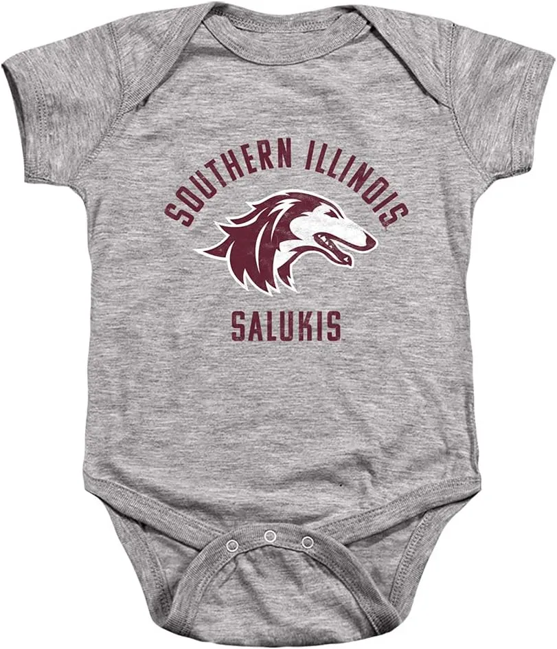 Southern Illinois University Official Siu Salukis Logo Unisex Infant Snap Suit for Baby