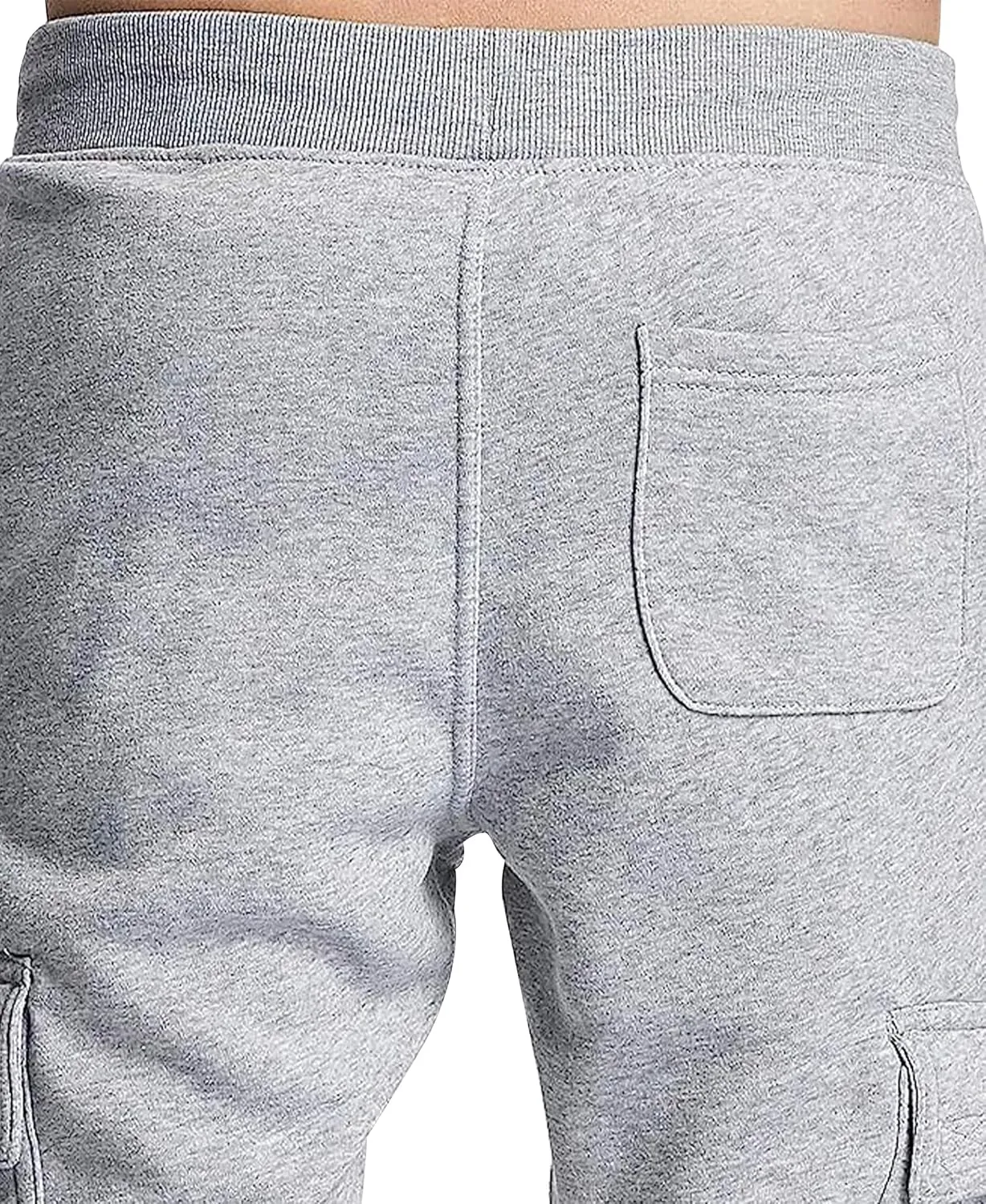 Southpole Men's Active Fleece & Tech Woven Cargo Jogger Pants