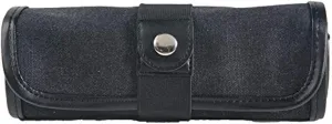Speedball Art Products 359360 Canvas Pencil Case Roll-Up, Black W/Black Trim, Holds up to 36 Pencils