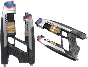 Star Lord Blaster Resin 1:1 Replica Cosplay for The Galaxy Peter Quill Halloween Costume Accessories (2 pcs)