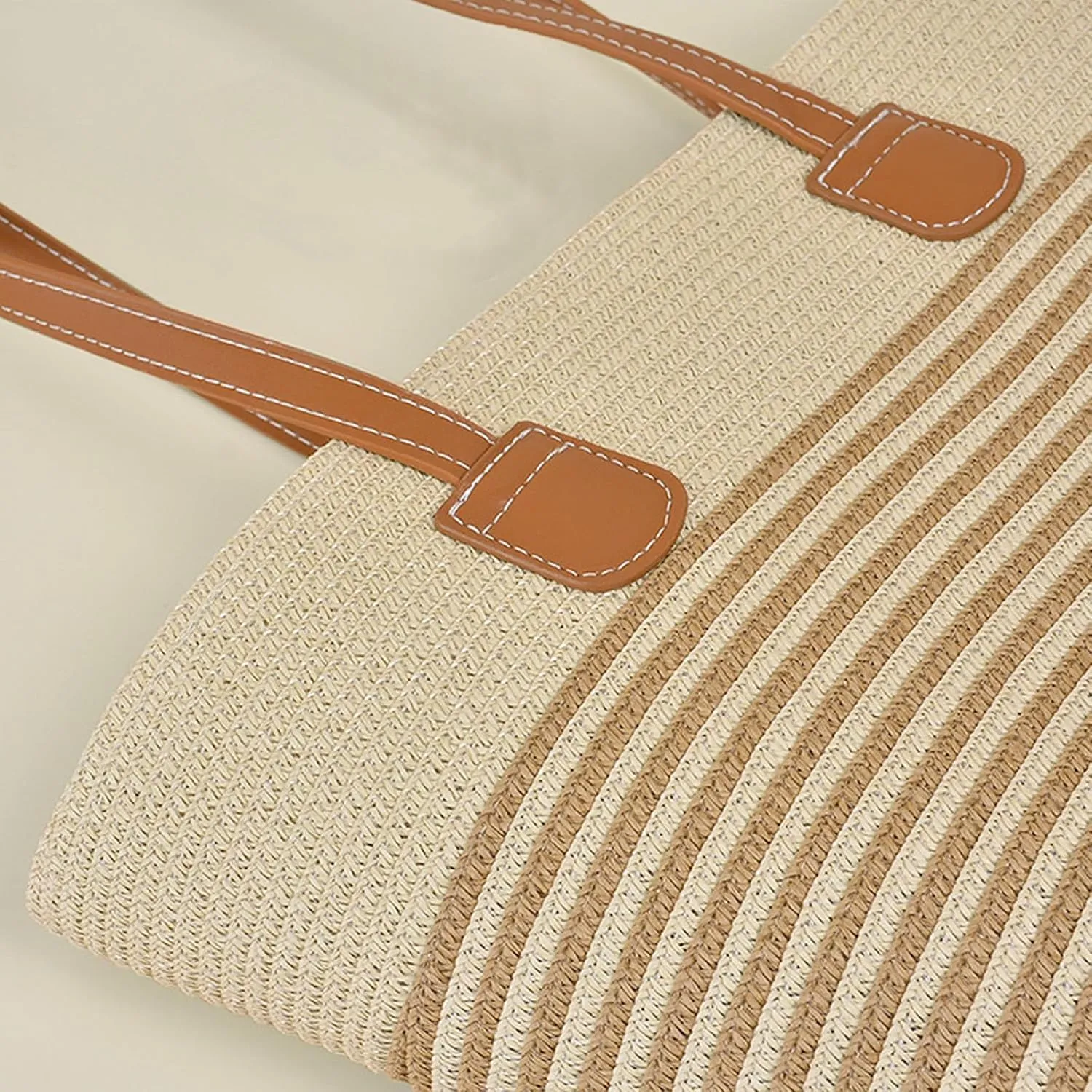 Straw Bags for Women 2025 Summer Purses Beach Straw Crossbody Handmade Shoulder Travel Woven Totes Bag Women's Handbag