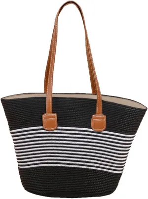 Straw Bags for Women 2025 Summer Purses Beach Straw Crossbody Handmade Shoulder Travel Woven Totes Bag Women's Handbag