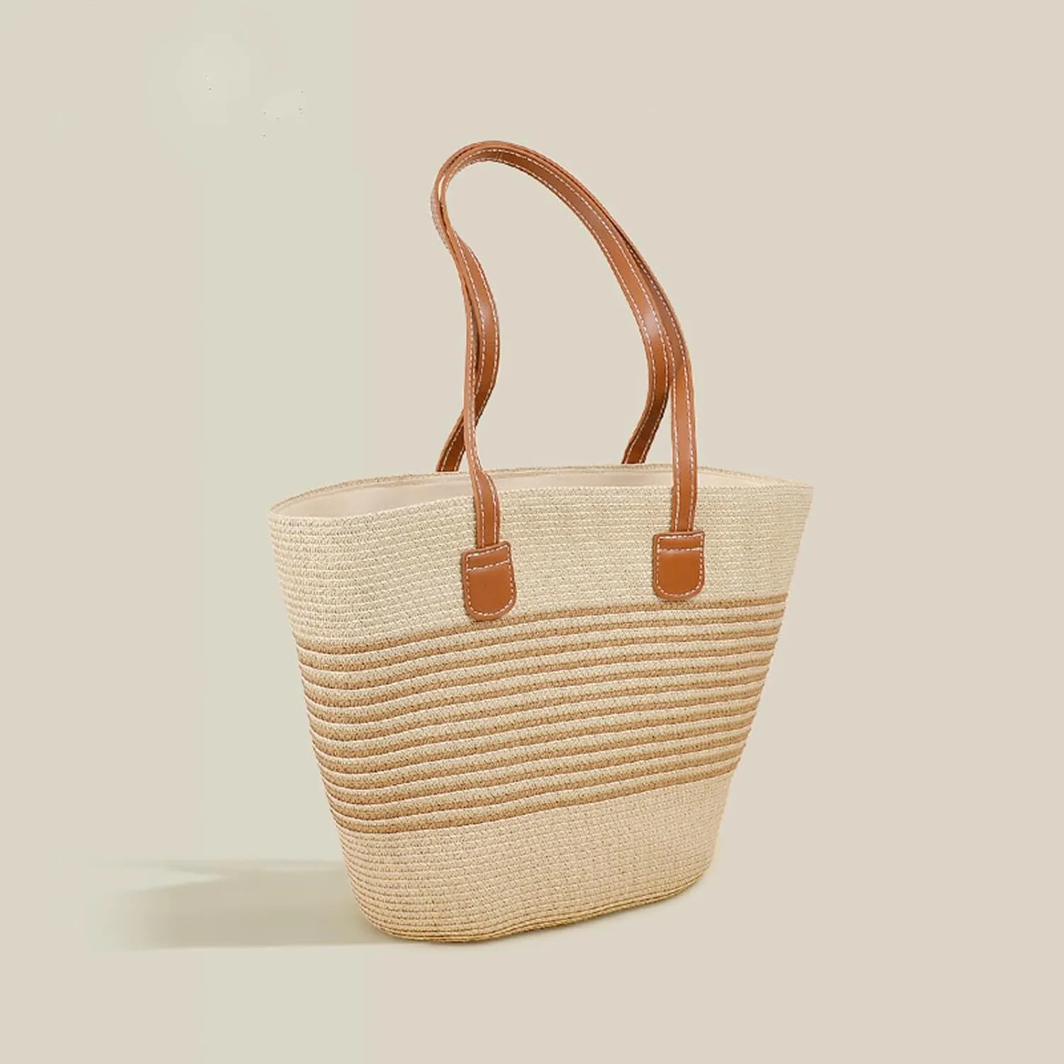 Straw Bags for Women 2025 Summer Purses Beach Straw Crossbody Handmade Shoulder Travel Woven Totes Bag Women's Handbag