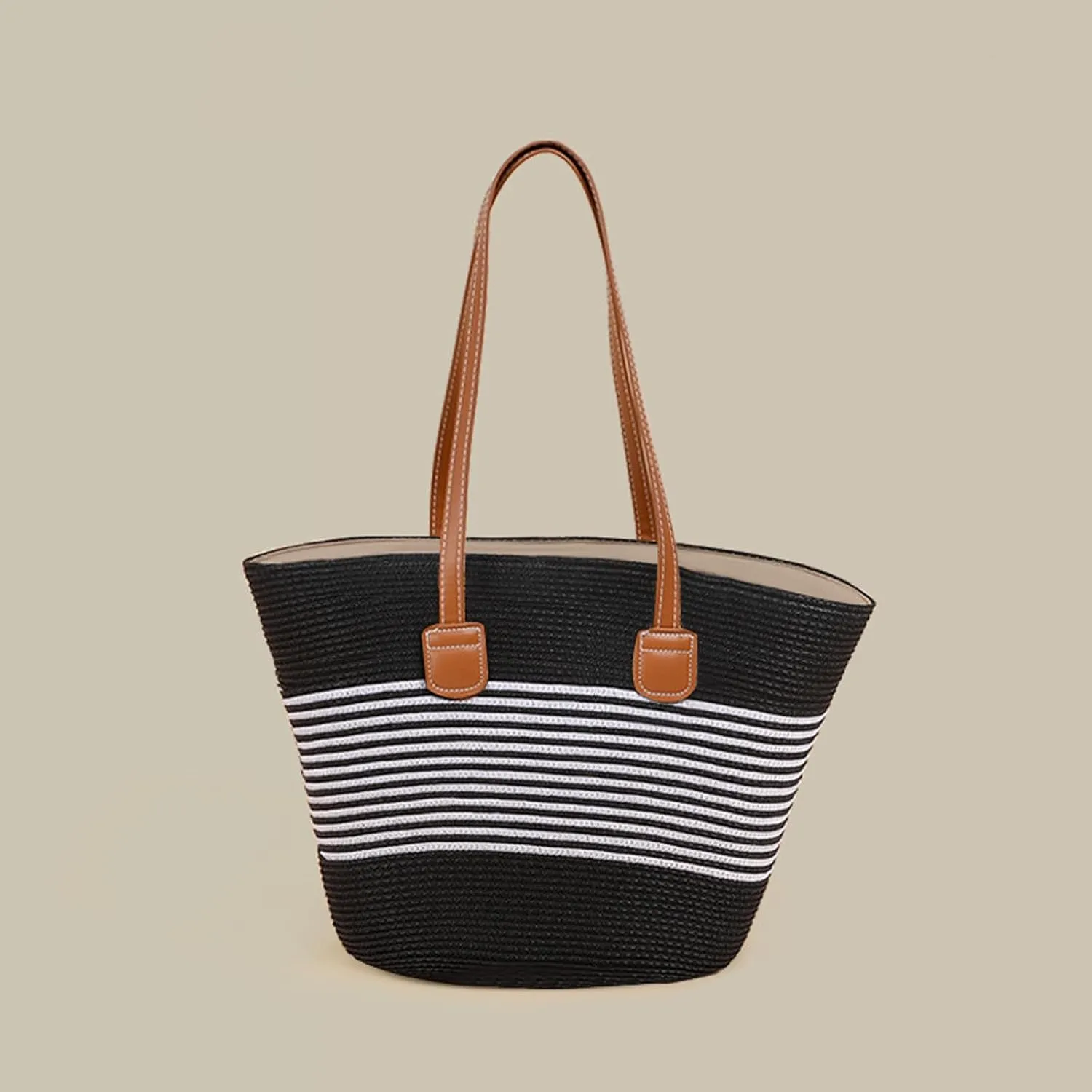 Straw Bags for Women 2025 Summer Purses Beach Straw Crossbody Handmade Shoulder Travel Woven Totes Bag Women's Handbag