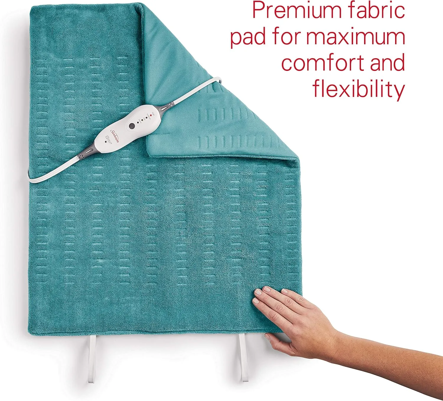 Sunbeam® Premium XXL Size Heating Pad with Compact Storage