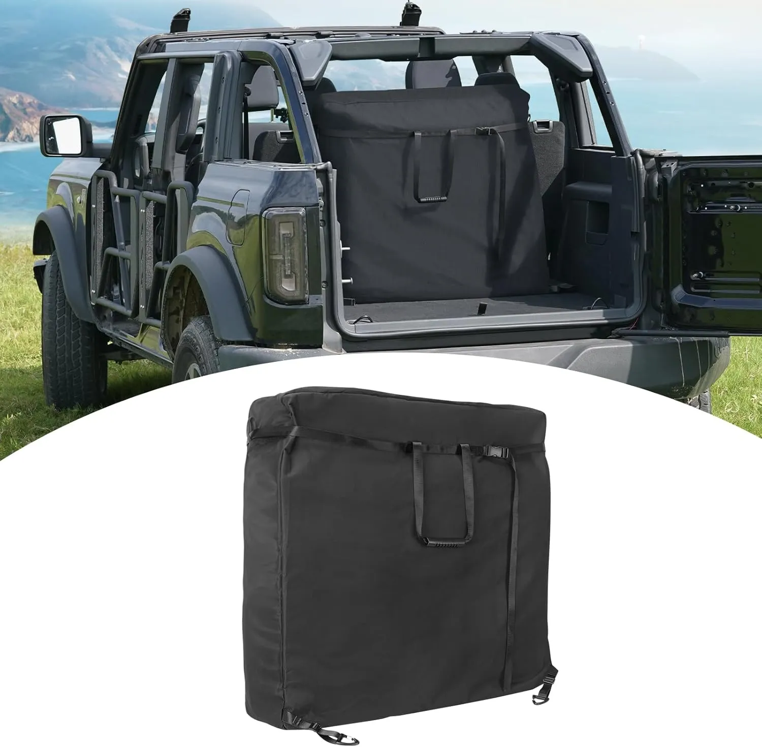 SUPAREE Freedom Panel Storage Bag Hard Top Storage Bag with Handle Compatible with 2021-2025 Ford Bronco 2&4 Door Car Top Panel Protector Bag Freedom Driving Accessories