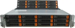 Supermicro 6028R-E1CR24N 24 Bay LFF 2U Server with 2X Flex Bays, 2X E5-2660 V3 2.6GHz 10-Core CPU, 128GB DDR4 RAM, AOM-S3108M-H8L (Renewed)