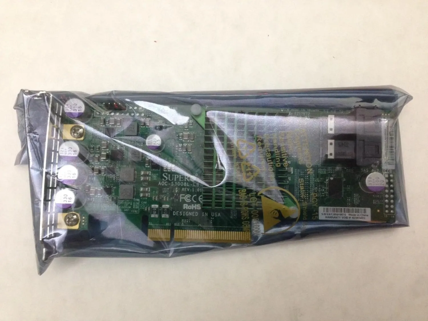 Supermicro AOC-S3008L-L8I 8 Internal Ports 12Gb s 63HDD RAID Card