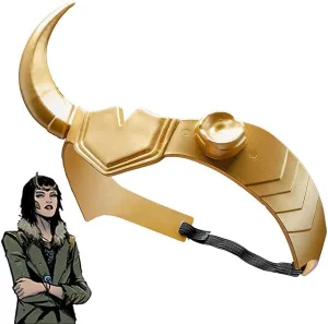 Supervillain Crown Horns Halloween Mask Cosplay, Masquerade Sylvie Costume Accessories Prop (Sylvie Horns)