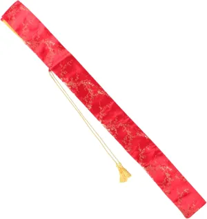 SUPVOX Vintage Silk Sword Bag Japanese Style Fencing Carrying Case Smooth Surface Easy Storage