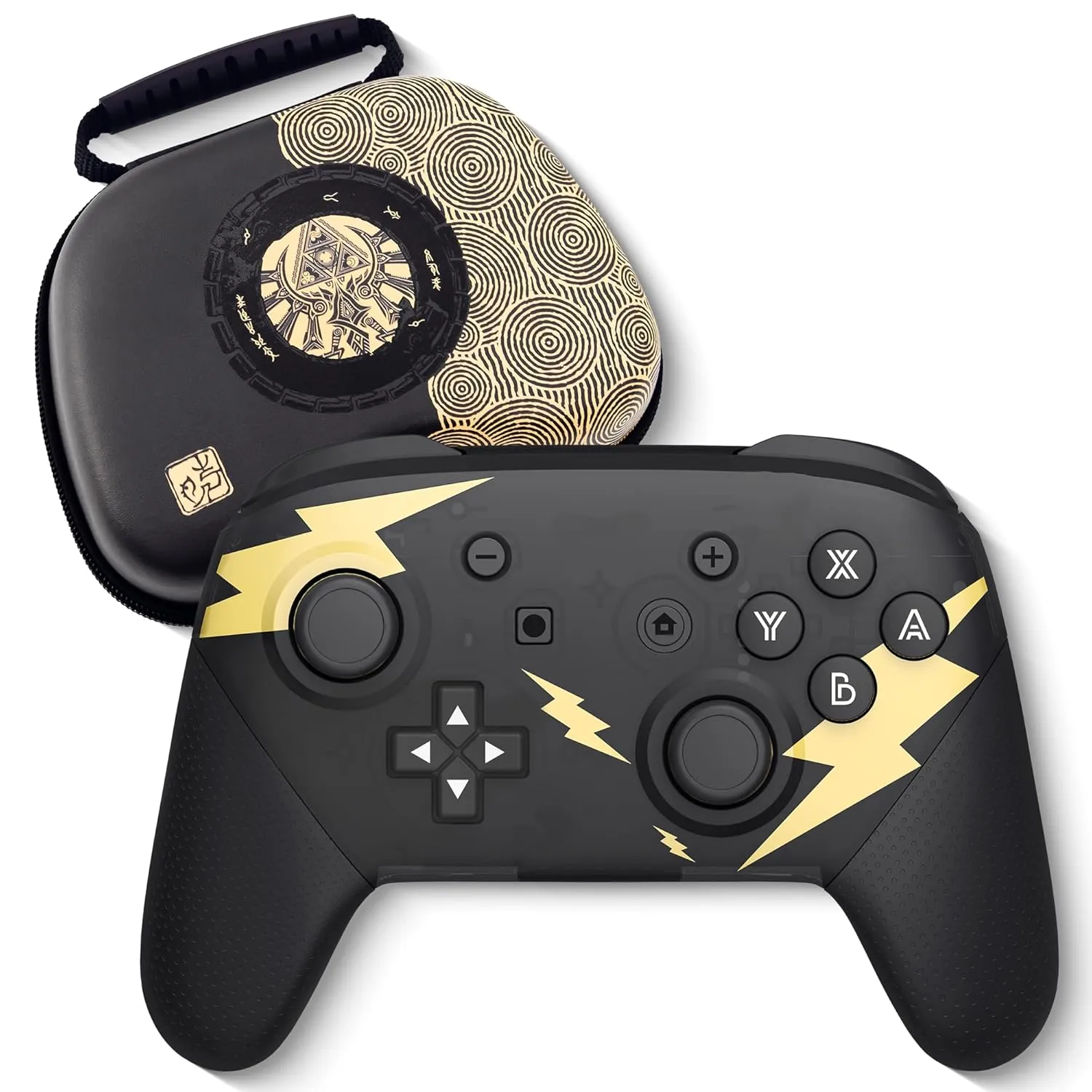 Switch Pro Controller, Wireless Switch Controllers with Carrying Storage Case, Upgraded Gamepad Switch Remote Replacement for Switch Controller Support NFC/Dual Vibration/Screenshot/Wake-up Function