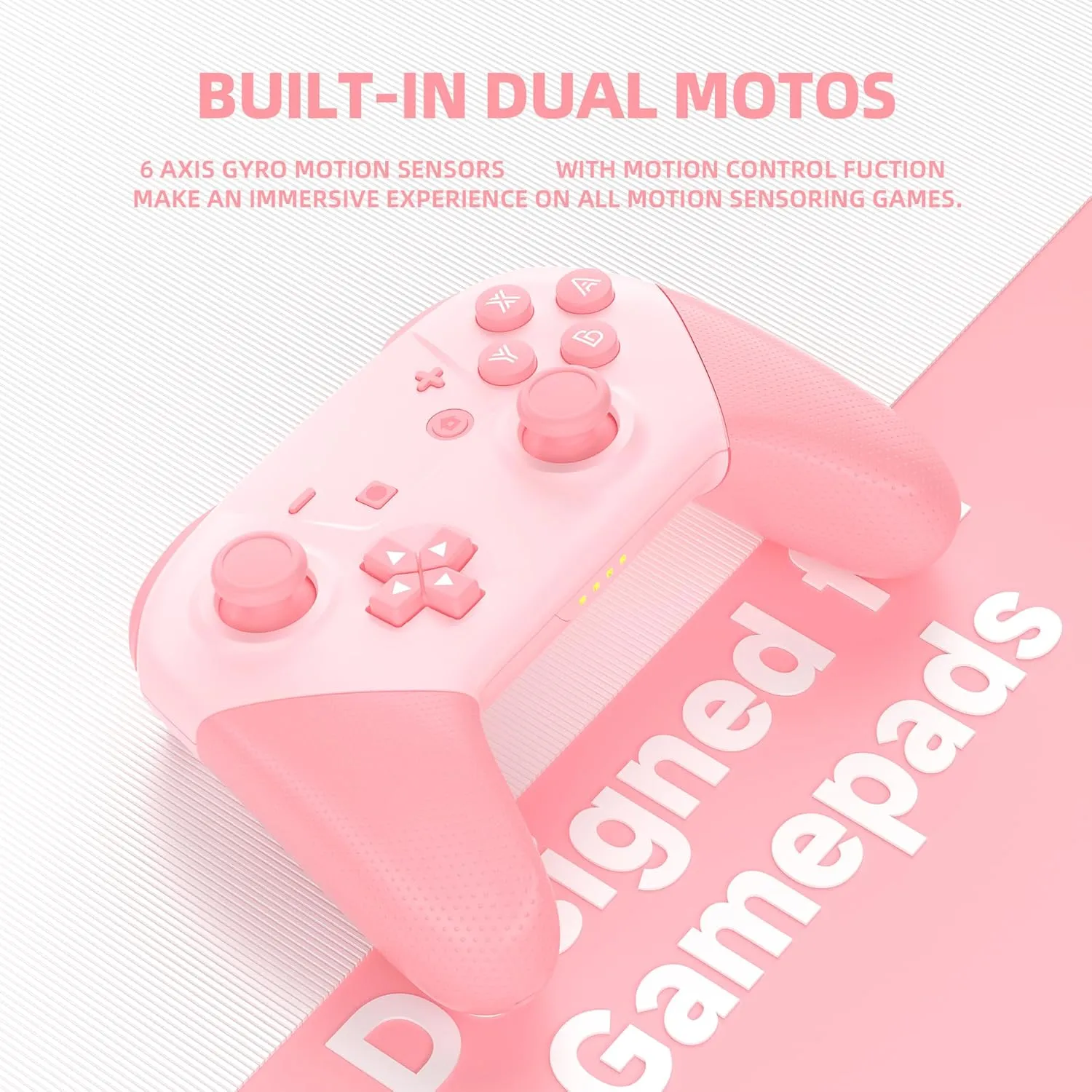 Switch Pro Controller, Wireless Switch Controllers with Carrying Storage Case, Upgraded Gamepad Switch Remote Replacement for Switch Controller Support NFC/Dual Vibration/Screenshot/Wake-up Function