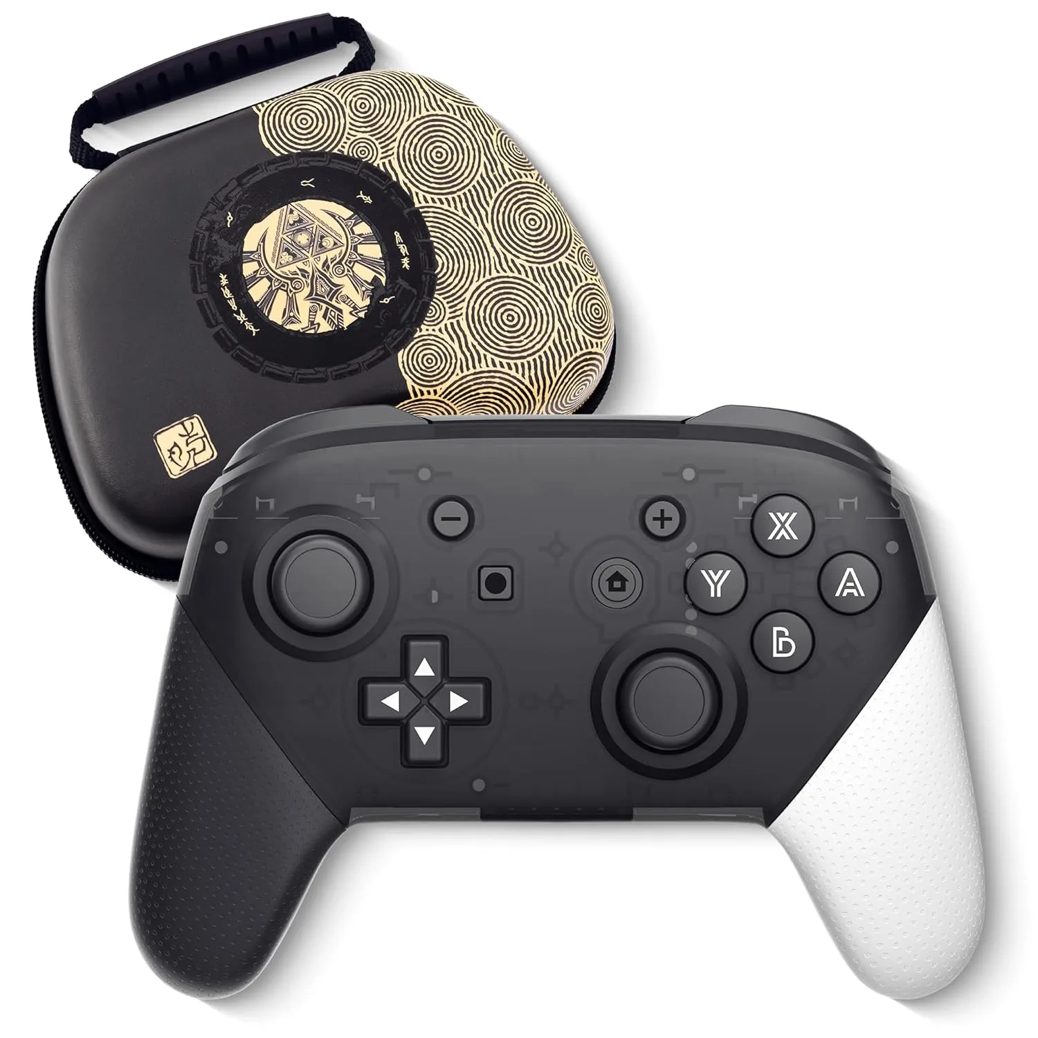 Switch Pro Controller, Wireless Switch Controllers with Carrying Storage Case, Upgraded Gamepad Switch Remote Replacement for Switch Controller Support NFC/Dual Vibration/Screenshot/Wake-up Function