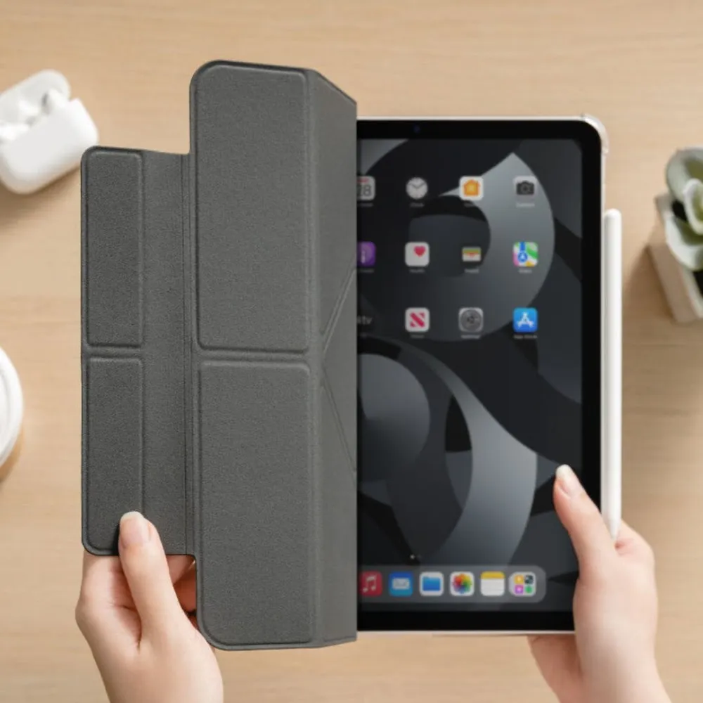 SwitchEasy Origami Nude For 2022-2018 iPad Pro 12.9/iPad Air 13" 2024 - Black