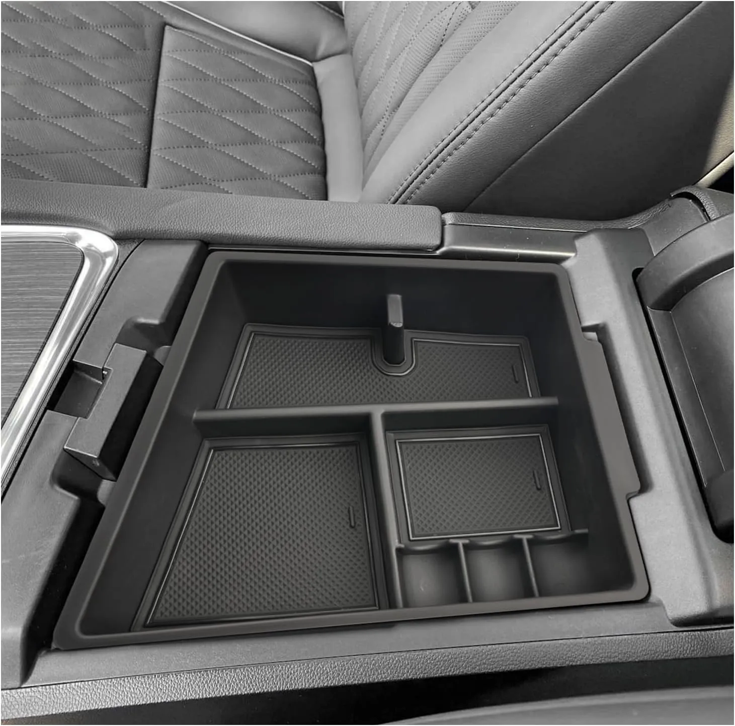SXCY Fit for 2018-2023 2024 Buick Enclave Center Console Organizer for 2023 2024 Buick Enclave Accessories Enclave 2024 Console Organizer Tray 2018-2022 2023 2024 Enclave Armrest Organizer (Black)