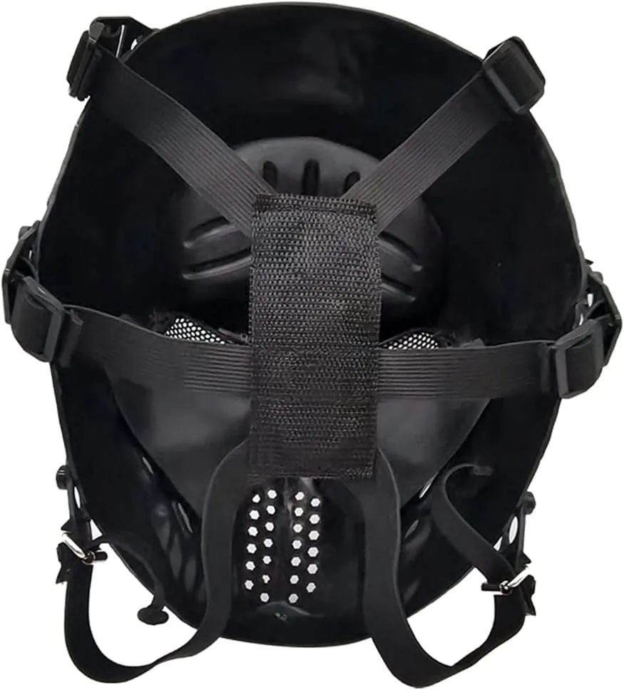 Tactical Mask Skull Full Face Masks, Airsoft Mask, for Halloween Cosplay Party CS Survival Games Shooting