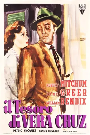 The Big Steal 1949 - Italian - Robert Mitchum - Vintage Classic Movie Poster-8 x 12 Inches - US/CAN only