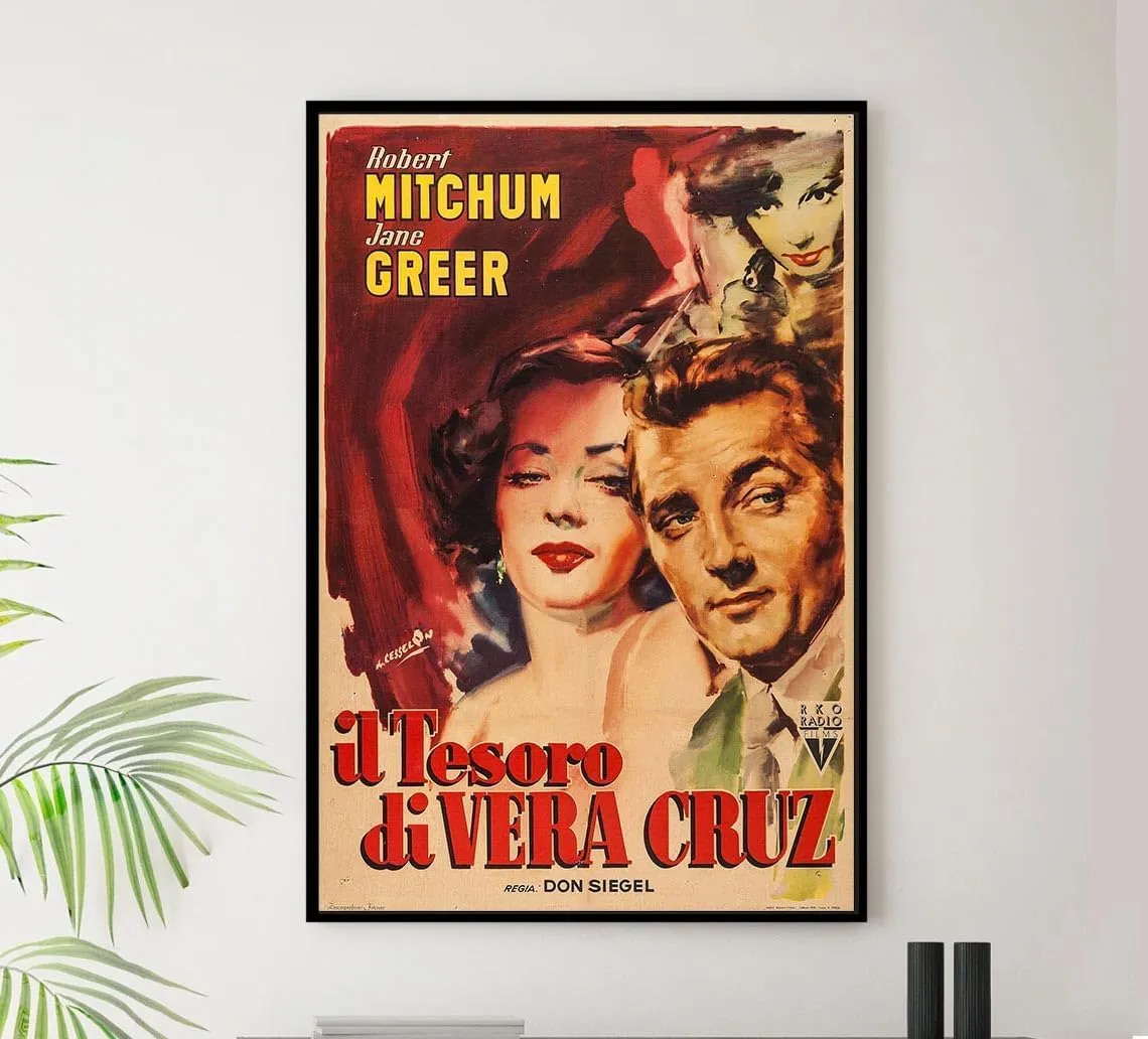 The Big Steal 1949 - Italian v2 - Robert Mitchum - Vintage Classic Movie Poster-8 x 12 Inches - US/CAN only