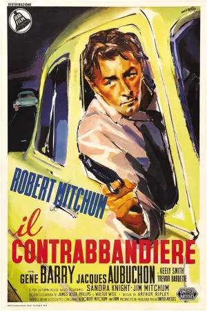 Thunder Road 1958 - Italian - Robert Mitchum - Vintage Classic Movie Poster-16 x 24 Inches