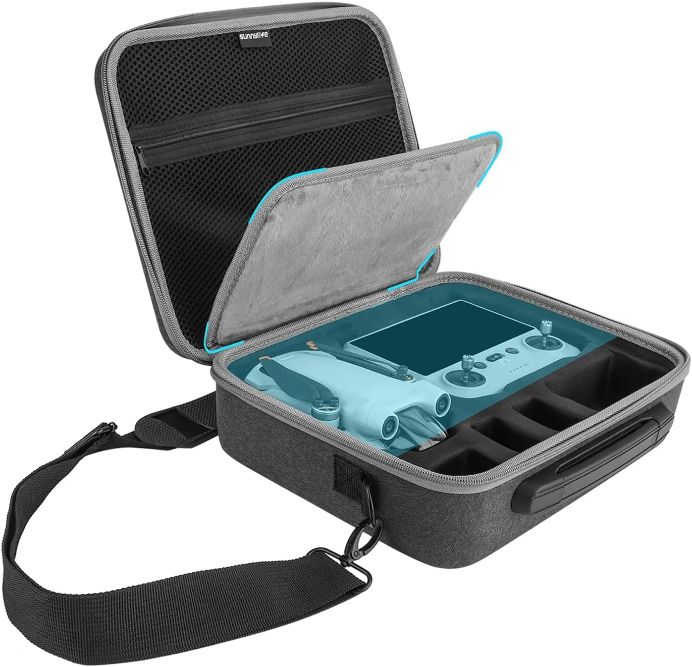 Tineer Mini 3 Pro Multi-use Carrying Case, Portable Travel Suitcase Handbag Large Capacity Storage Shoulder Bag Compatible with DJI Mini 3 Pro Drone and Remote Controller Accessories