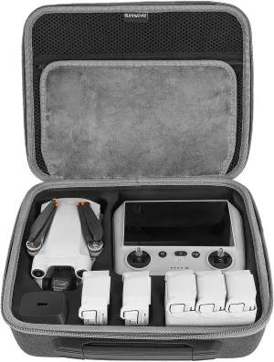 Tineer Mini 3 Pro Multi-use Carrying Case, Portable Travel Suitcase Handbag Large Capacity Storage Shoulder Bag Compatible with DJI Mini 3 Pro Drone and Remote Controller Accessories