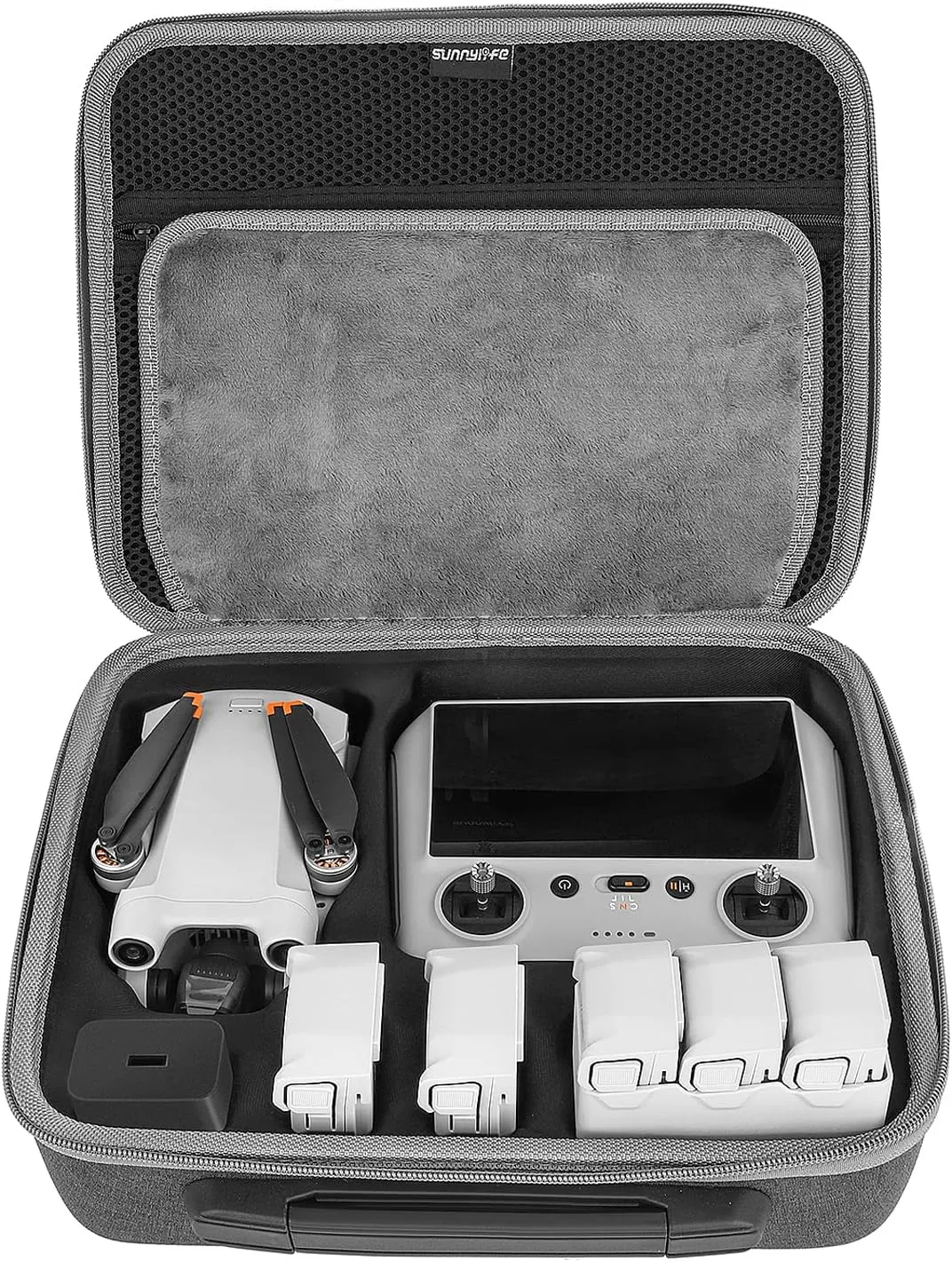 Tineer Mini 3 Pro Multi-use Carrying Case, Portable Travel Suitcase Handbag Large Capacity Storage Shoulder Bag Compatible with DJI Mini 3 Pro Drone and Remote Controller Accessories