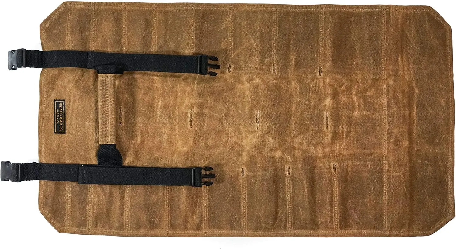 Tool Roll Bag With 18 Pockets and Pouch with Heavy Duty YKK Zipper
