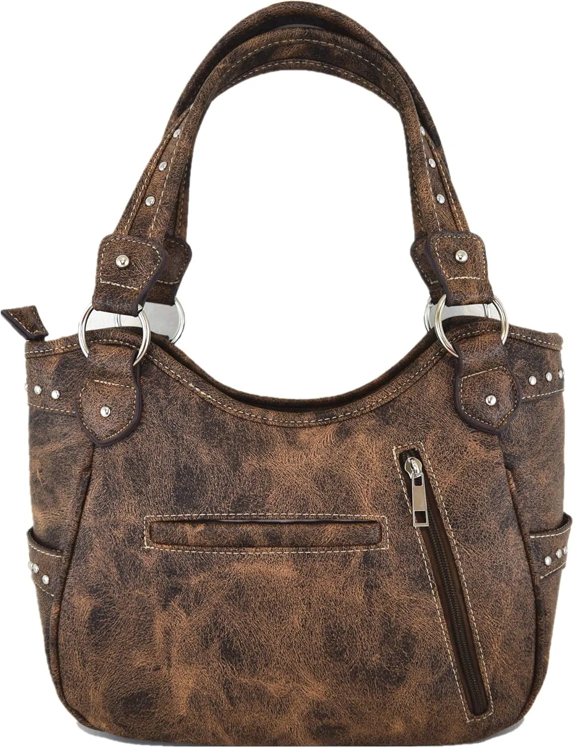 Tooled Leather Laser Cut Western Style Horse Cowgirl Purse Country Totes Women Handbag Everyday Shoulder Bags Wallet Set