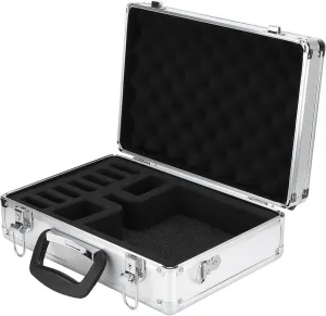 Transmitter Bag Carry Case for JR for FUTABA for Flysky Aluminum Portable Handbag Hard Case for Transmitter Remote Controller RC Transmitter Case RC Airplane Single Stand Up Trans