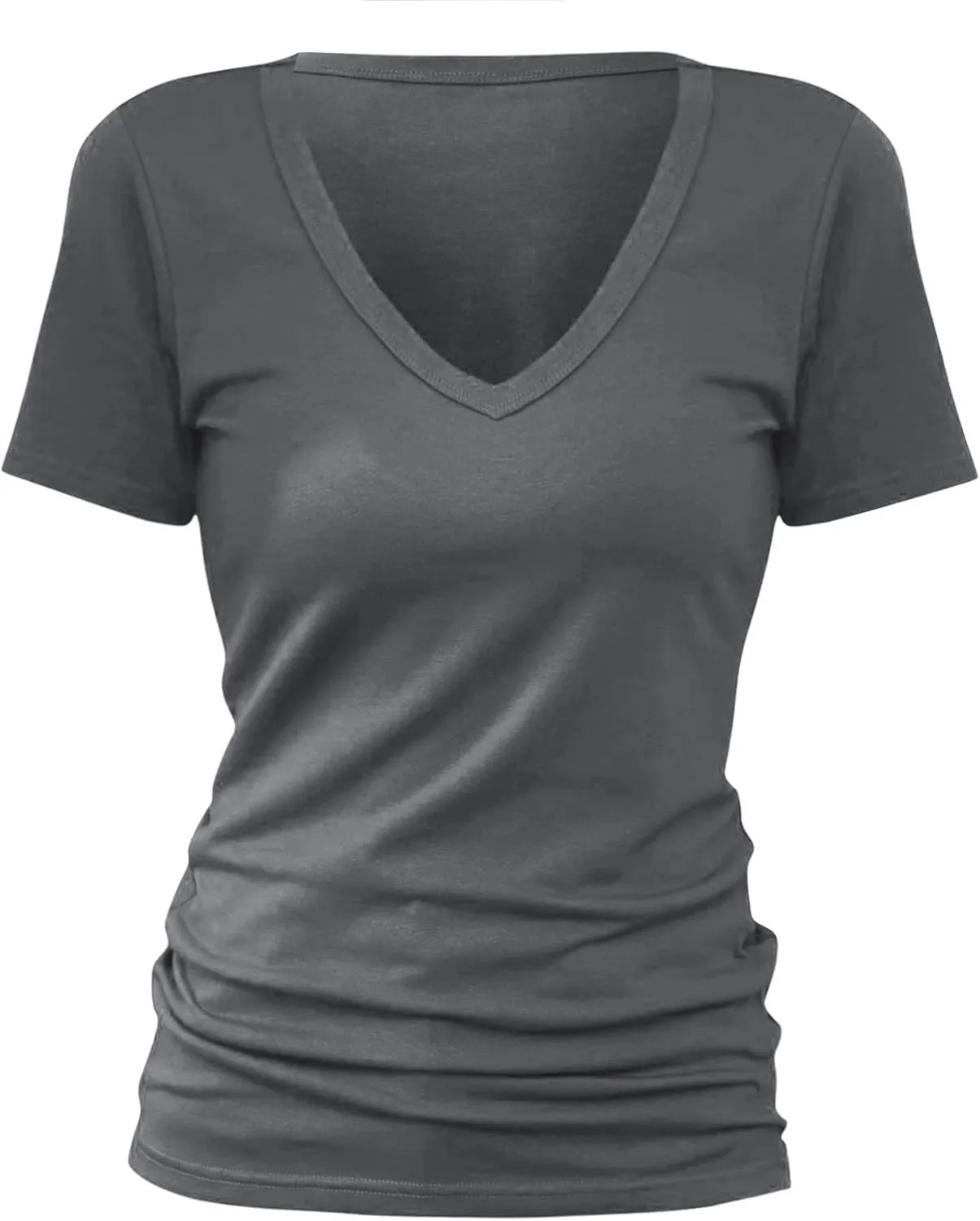 Trendy Tshirts for Women Lined Going Out Crop Tops 2025 Spring Summer Workout Clothes Beach Fashion