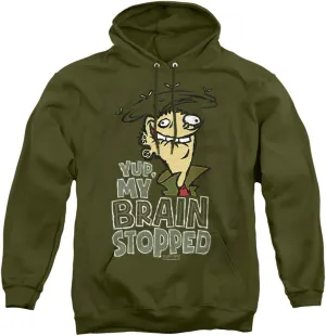 Trevco Ed Edd N Eddy Brain Dead Ed Unisex Adult Pull-Over Hoodie