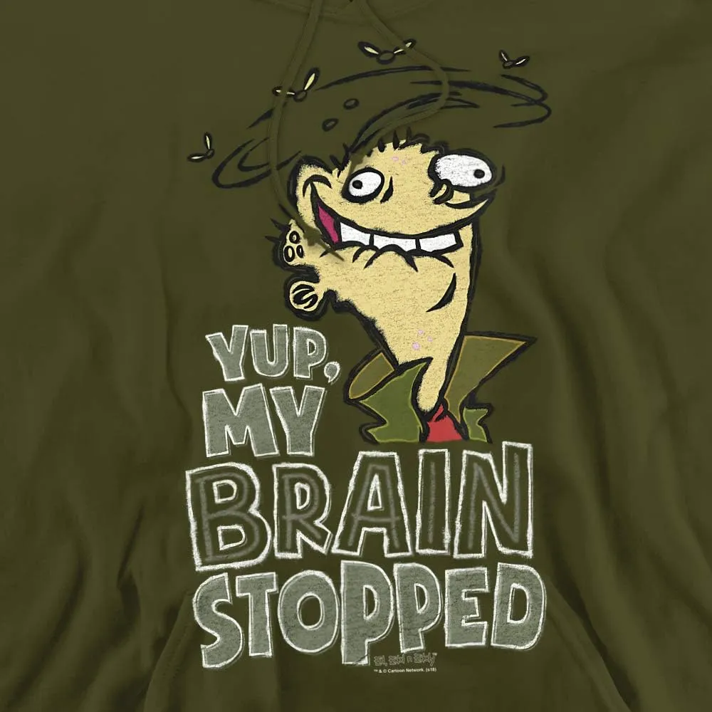 Trevco Ed Edd N Eddy Brain Dead Ed Unisex Adult Pull-Over Hoodie